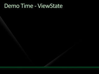 Demo Time - ViewState