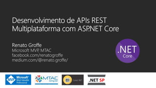 Desenvolvimento de APIs REST Multiplataforma com ASP.NET Core - Setembro-2019