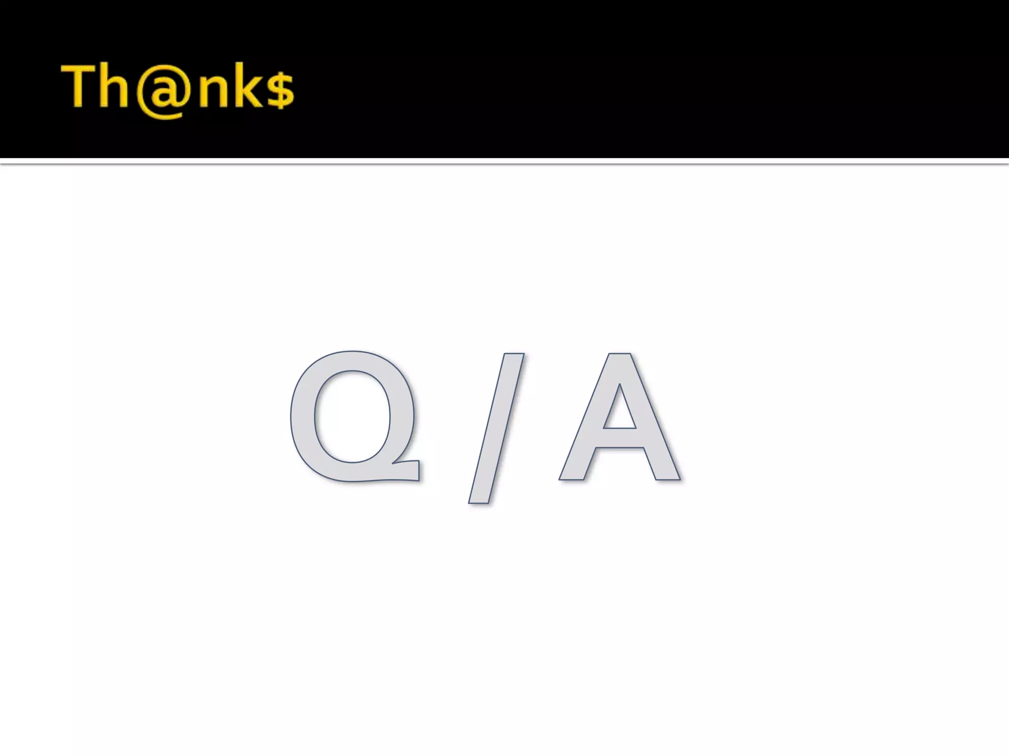 Th@nk$Q / A