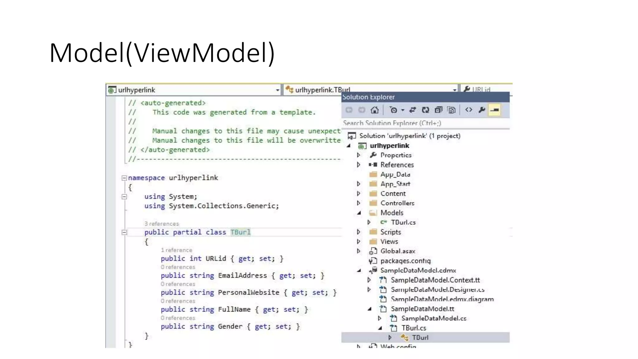 Model(ViewModel) 