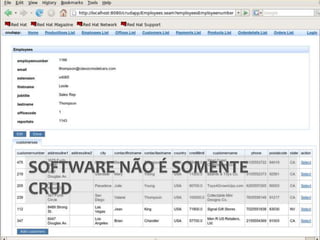 Software não é somente CRUD
