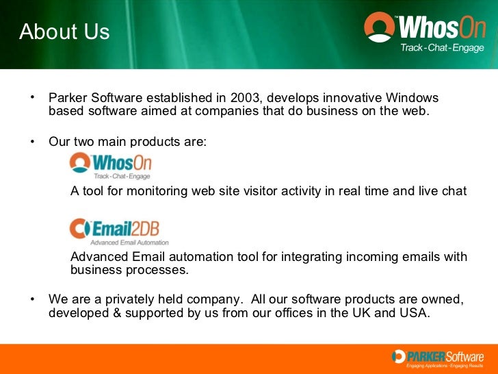 Asp.Net Live Chat Presentation Asp.Net Live Chat Presentation