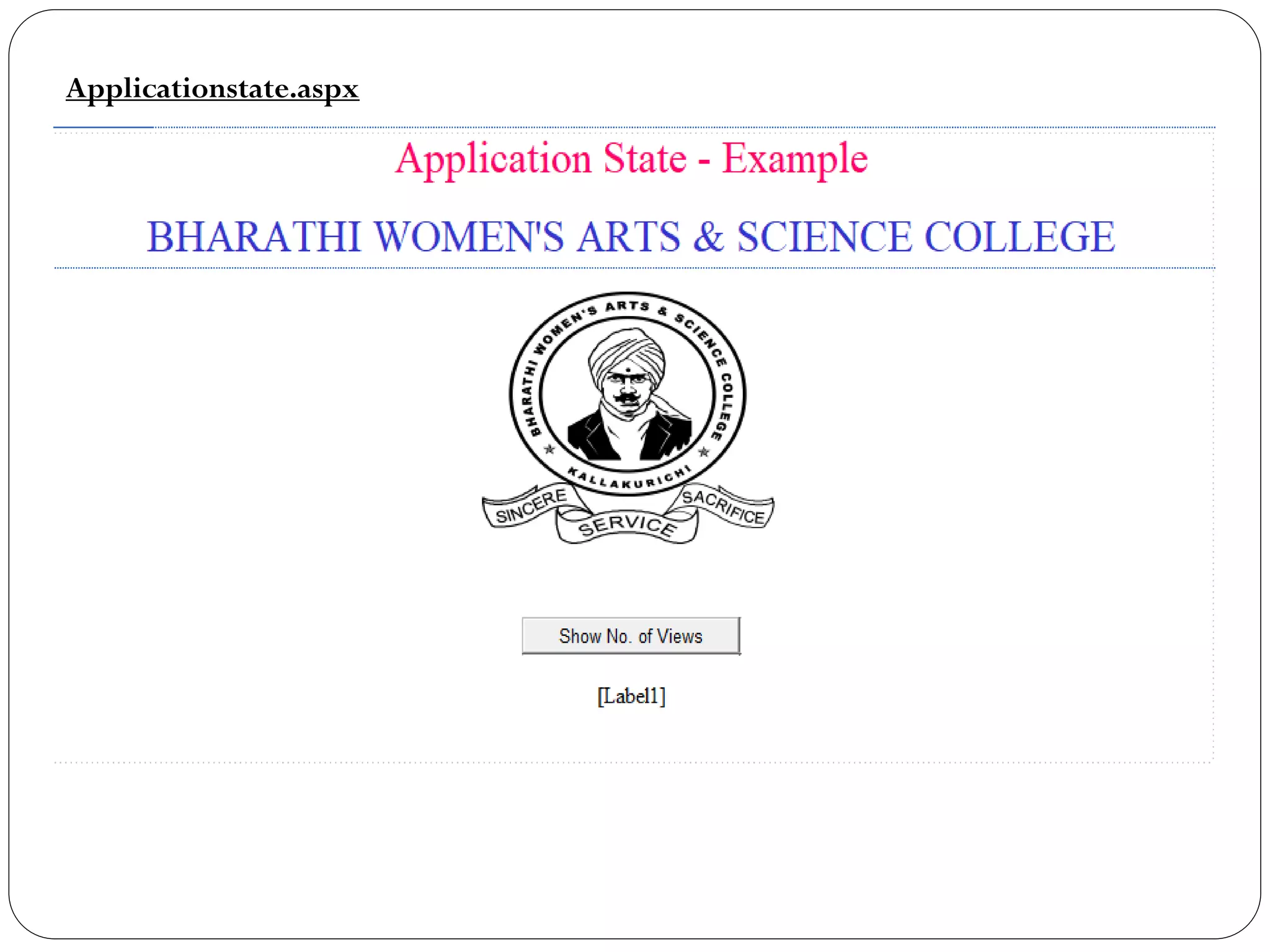 Applicationstate.aspx
 