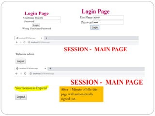 After 1 Minute of Idle this
page will automatically
signed out.
 