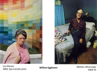 Los Alamos
2002, Dye transfer print

William Eggleston

Morton, Mississippi
1969-70

 