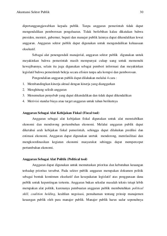 Akuntansi Sektor Publik