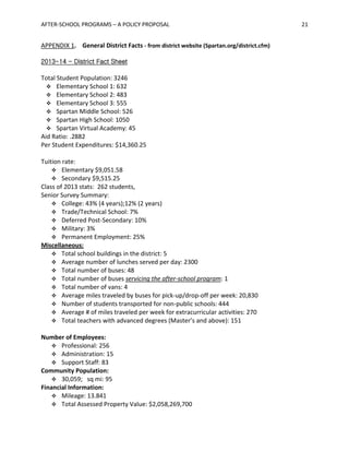 AFTER-SCHOOL PROGRAMS - A policy proposal | PDF