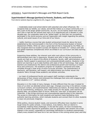 AFTER-SCHOOL PROGRAMS - A policy proposal | PDF