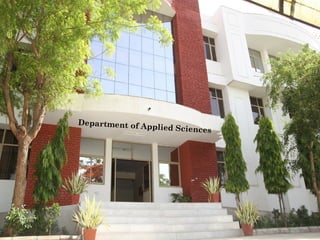 Department of A
                  pplied Sciences
            Global Institute of
                 Technology,
                        Jaipur
 