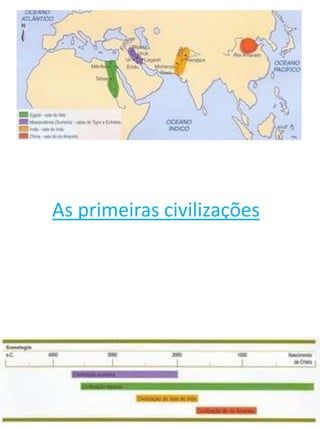 As primeiras civilizações 