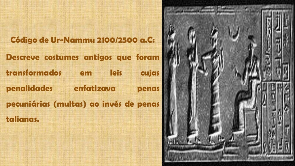 Explique O Princípio Básico Do Código De Hamurabi
