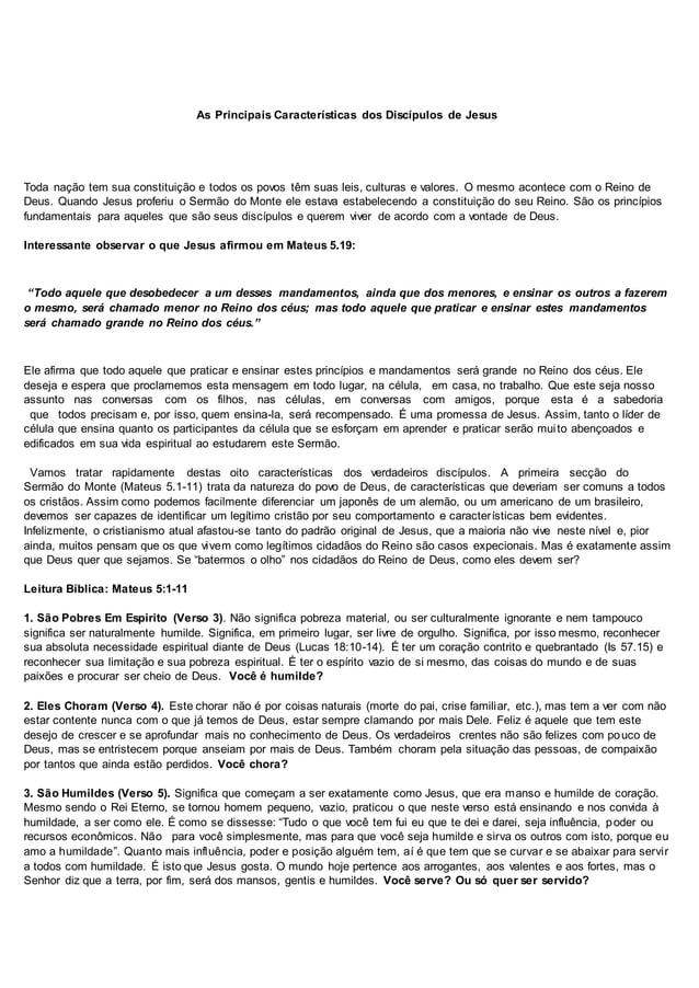 As principais característica | PDF