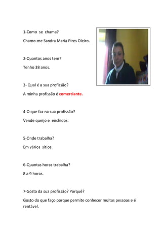 As profissões dos nossos pais