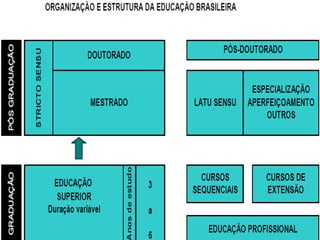 Educação e Pedagogia
Educere – Do Latim significa conduzir.

Pedagogia – Do grego significa conduzir a
  criança.

  Ambos conceitos dizem respeito ao ato de
    ensinar, educar, disciplinar e aprender.
 