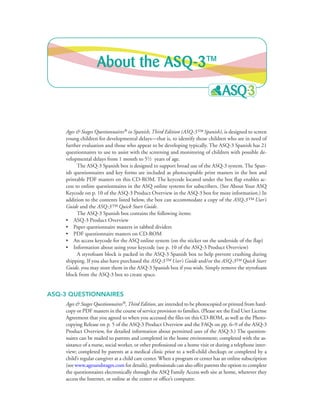Asq 3-manual y formularios | PDF