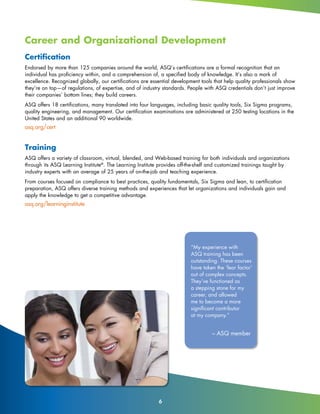 Asq overview-brochure | PDF