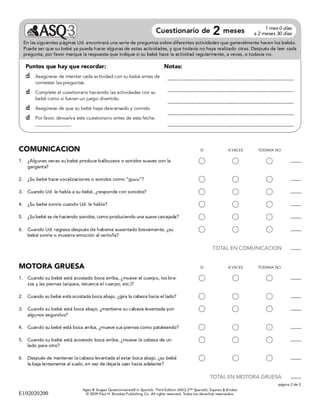asq 3 - manual y formularios para la evaluación | PDF