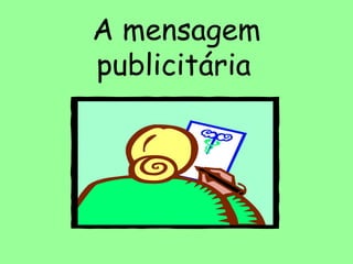 A mensagem
publicitária
 