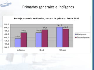 Primarias generales e indígenas 
