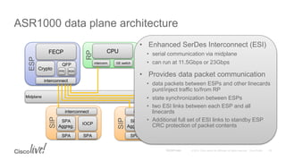 Cisco IOS XE Routers ASR 1000 & ISR 4000 The Evolution of Converged ...