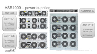 Cisco IOS XE Routers ASR 1000 & ISR 4000 The Evolution of Converged ...