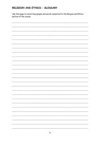 Include a date and title on every piece of work including homework and any handouts you are given.