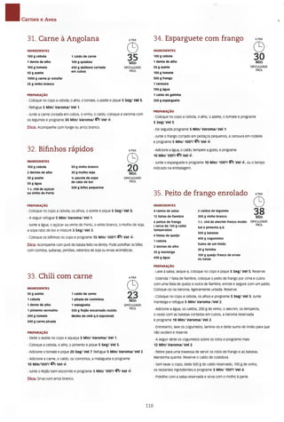 As receitas essenciais