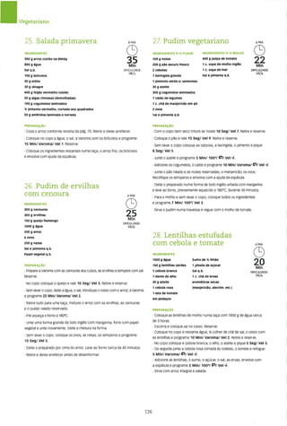 As receitas essenciais