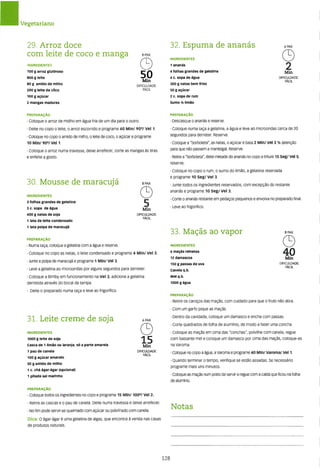 As receitas essenciais