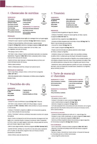 As receitas essenciais