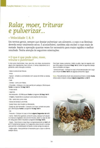 As receitas essenciais