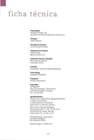 As receitas essenciais