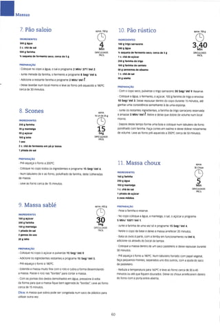 As receitas essenciais