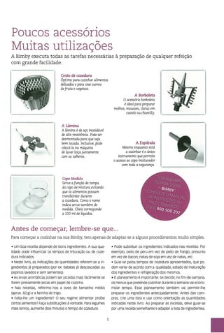 As receitas essenciais