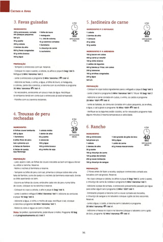 As receitas essenciais