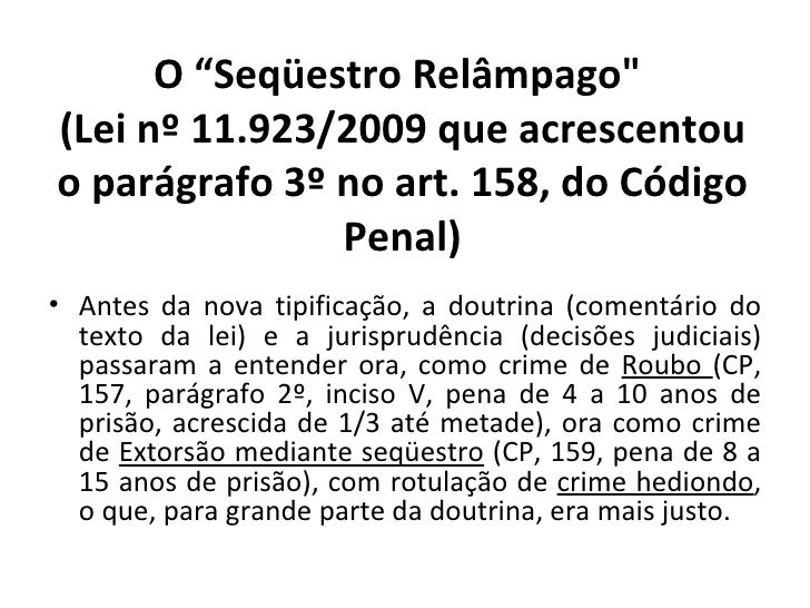 Artigo 158 cp