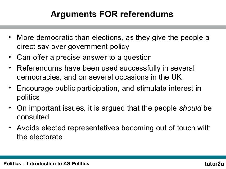Referendum Process Example The Use And Design Of Referendums – HYSK