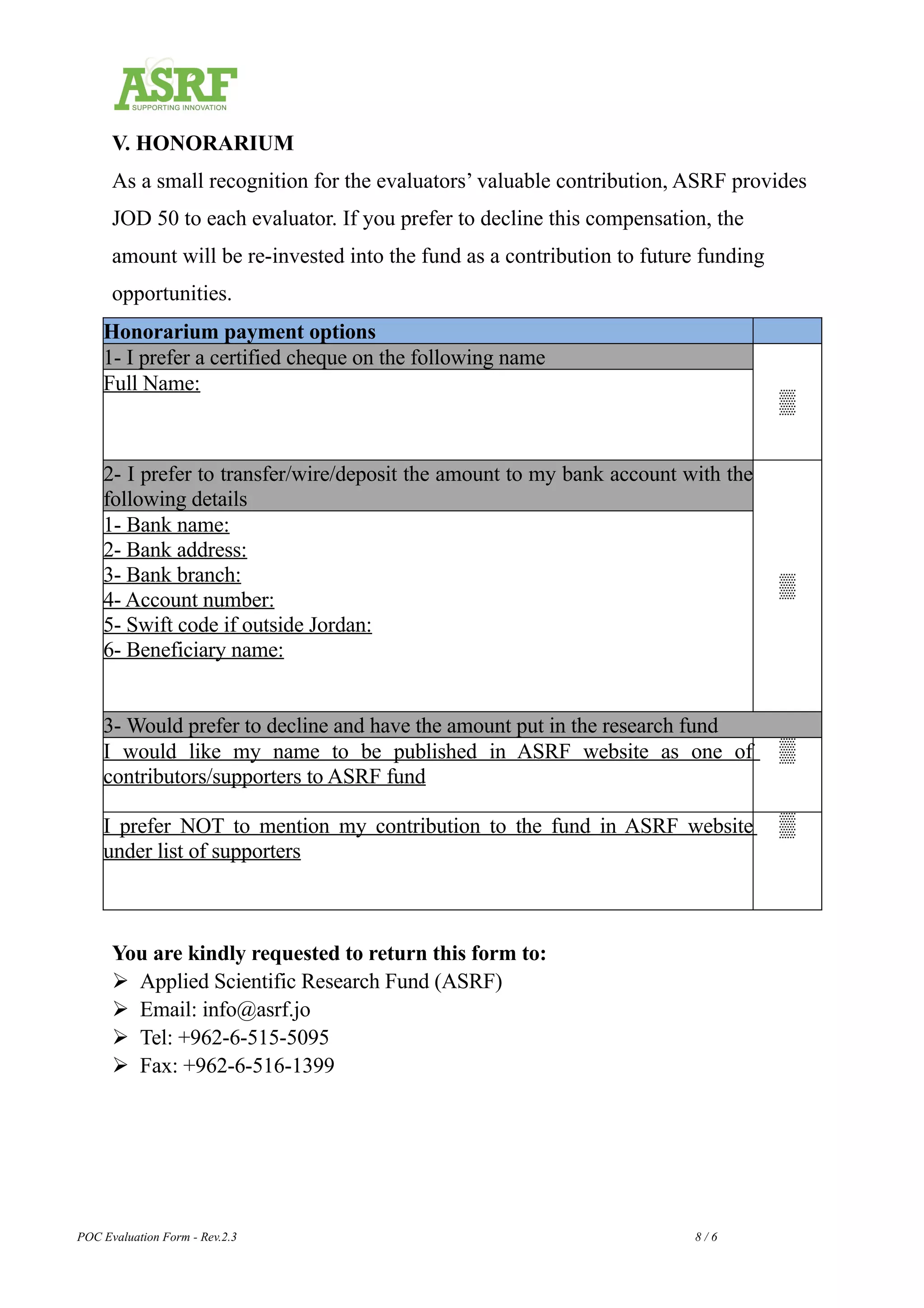 Asrf poc evaluation form