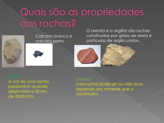 As rochas , o solo | PPTX