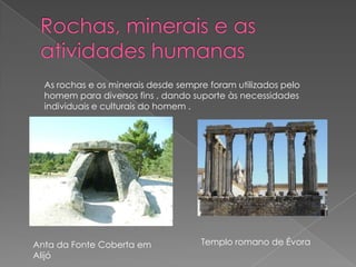As rochas , o solo | PPTX