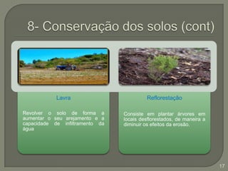 8- Conservação dos solos (cont)17