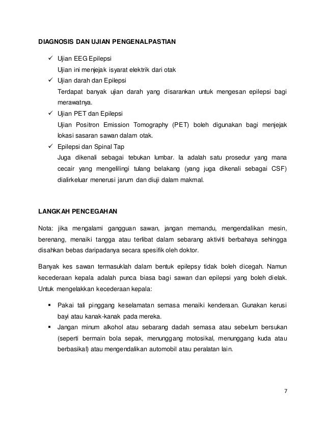 Epilepsi (sawan)