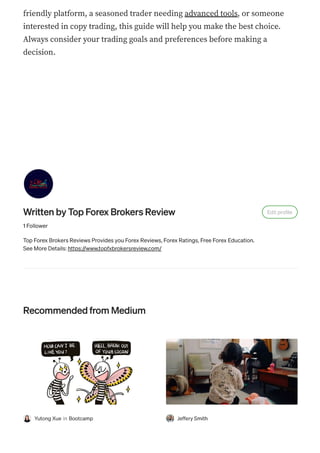 best forex broker comparison