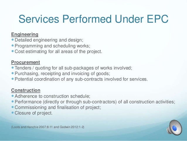 epc v epcm contracting a comparison epcm