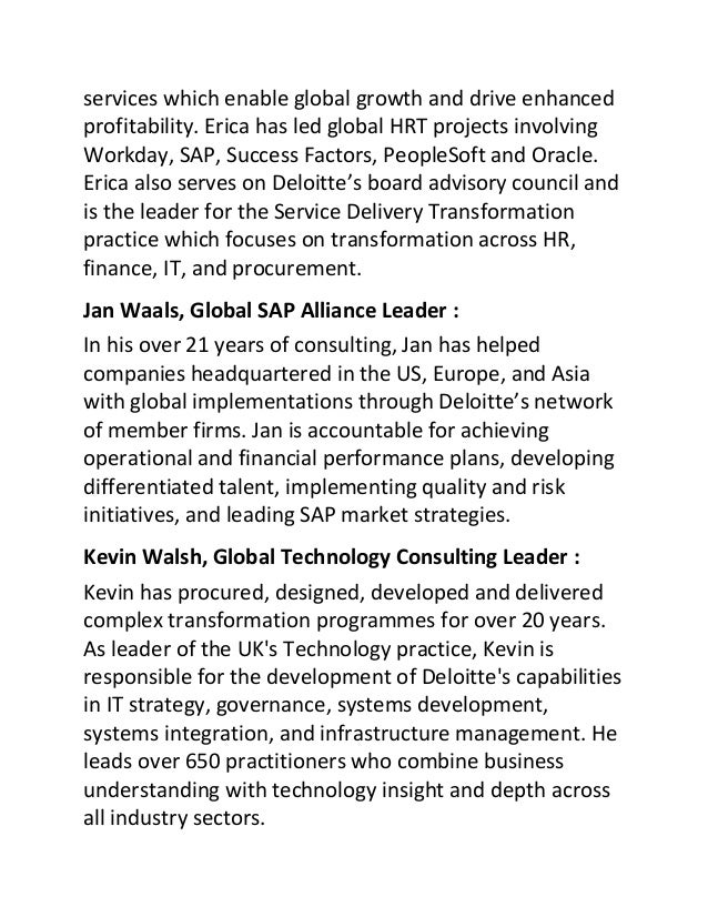 International assignment services deloitte