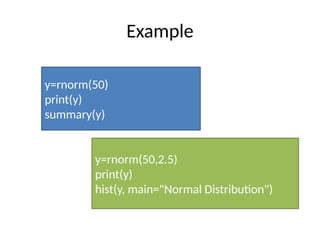 Generating and Analyzing Random Normal Distribution Data Using R | PPTX