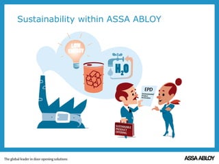Sustainability within ASSA ABLOY
 