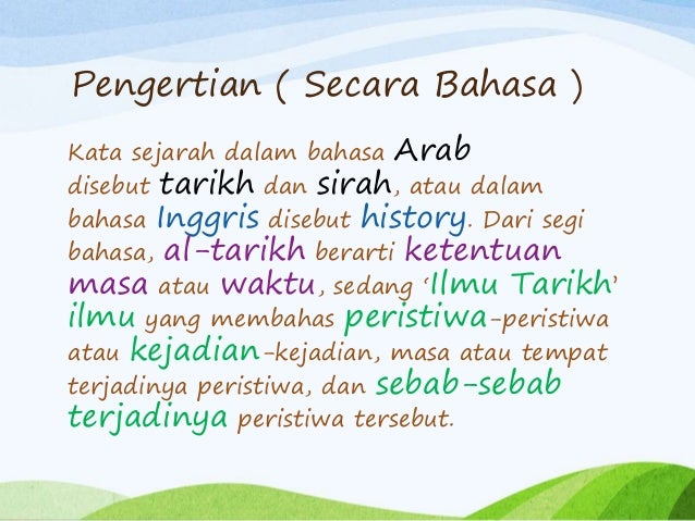 Perioderisasi Sejarah Islam