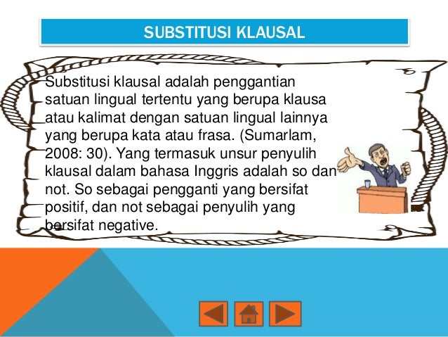 Subtitution dan Ellips Subtitution dan Ellips