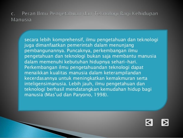 Tantangan dan masa depan ilmu